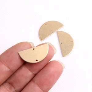 Brass ear hook-Earring copper accessories-Earring connector-Brass earring charms-Earring pendant-Brass jewelry-Special shape earrings BR0531