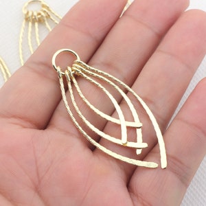 Alloy tassel earring connector-Alloy earrings charms-Special shape earrings-earring pendant-Geometry shape findings-Earring parts BR1238