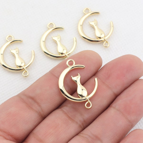 Gold plating alloy earring hoop earrings,Special shape earrings-Earring connector,Earring making kit,Earring accessories,28*18mm,BR1130