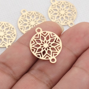 Brass earrings-Earring copper accessories-Earring connector-Brass earring charms-Earring pendant-Brass jewelry-Special shape earrings BR1105