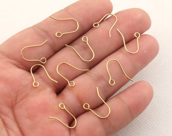 Raw brass earrings-Earring copper accessories-Earring connector-earring charms-Earring pendant-Brass jewelry-Brass earring hook BR1424