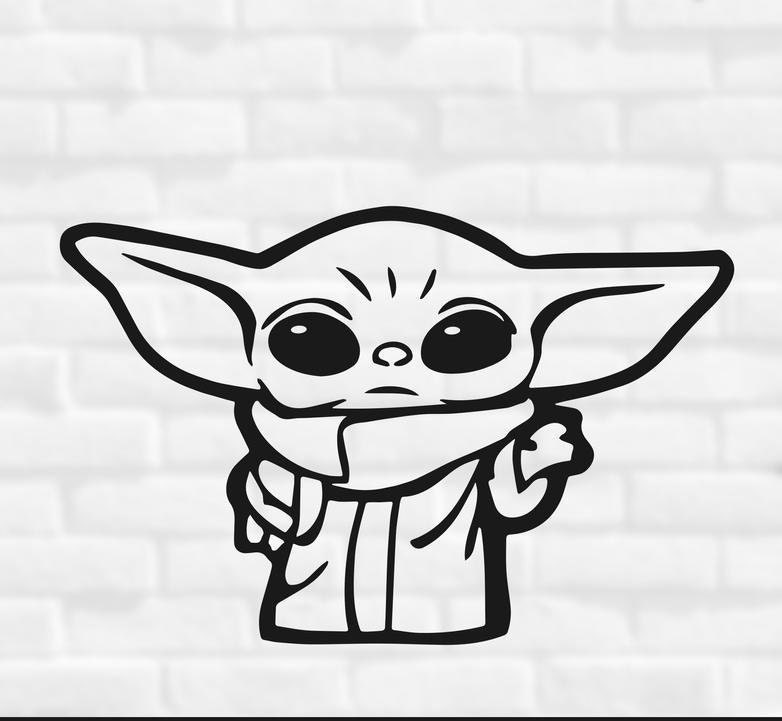 Baby Yoda Svg Etsy