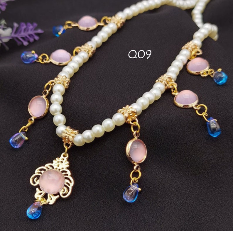 Costume Forehead Jewelry Tassel Forehead Jewelry Necklace Chinese Style Cosplay Accessories