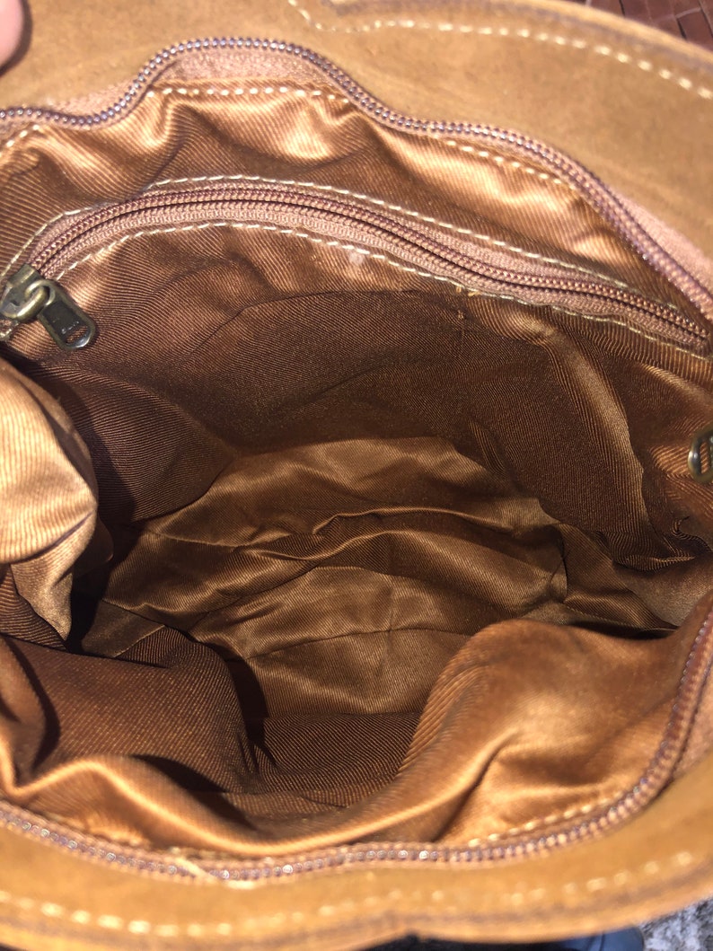 New Genuine Suede Western Leather Fringe Crossbody Bag Handbag Purse Thunderbird SALE