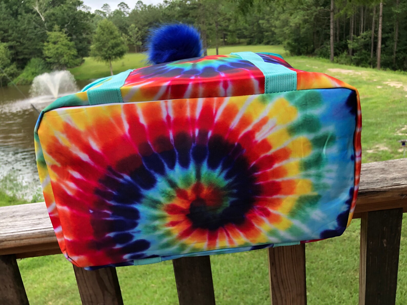 Rainbow Tie Dye Insulated Cooler Tote Bag Ice Chest Beach Etsy