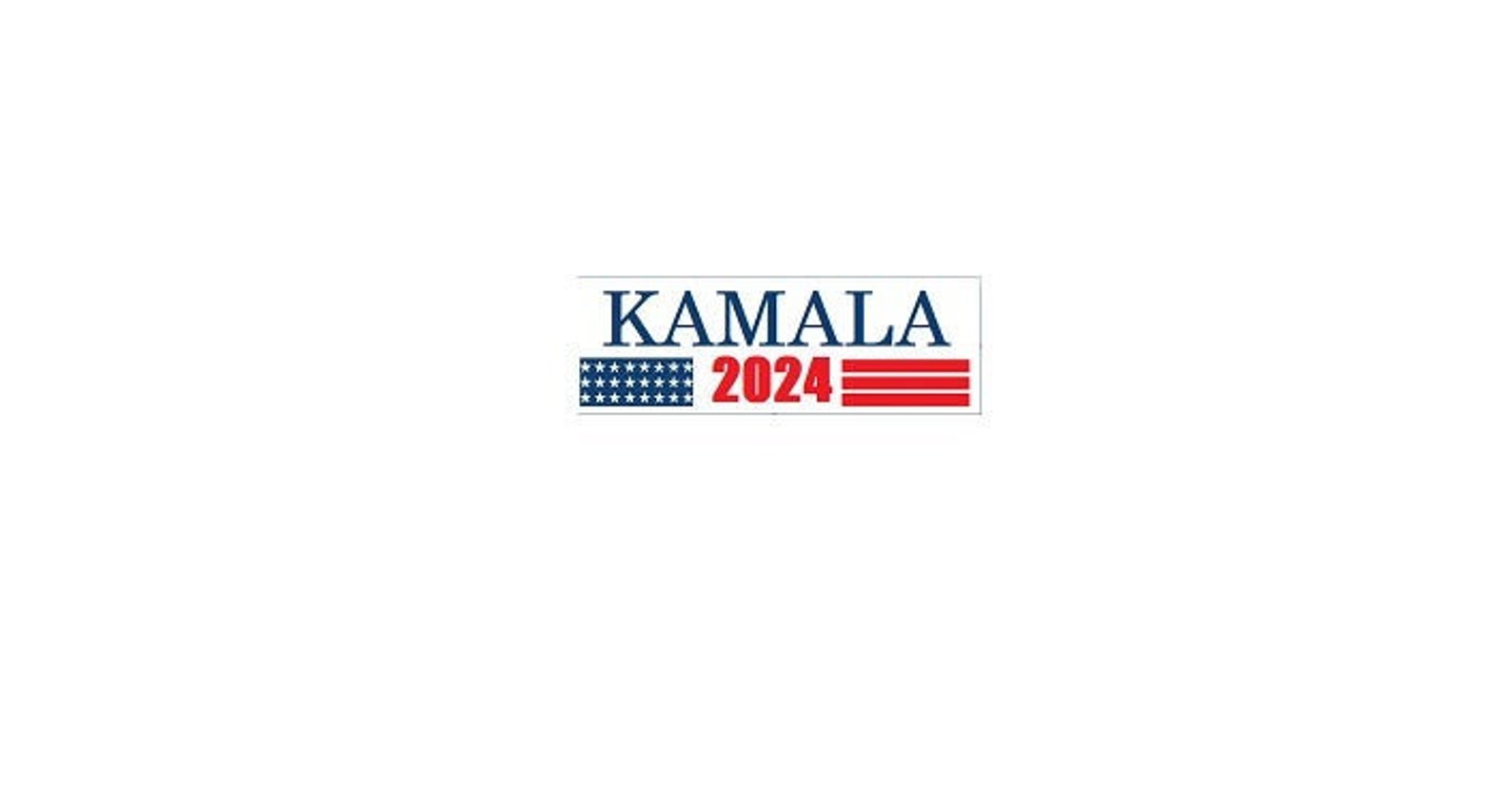 Kamala Harris 2024 Bumper Stickers 2 Stickers Etsy