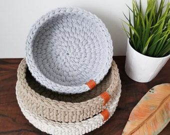 Decorative tray | Crochet tablet | Decorative plate | Table decoration | Fruit basket | Storage basket