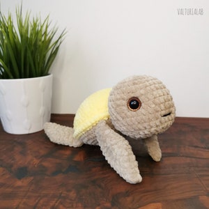 Crochet animal Turtle cuddly toy Sea turtle Toys Stuffed animal cuddly Handmade plush toy Amigurumi image 2