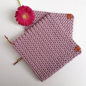 Pot holders | Crocheted trivet made from recycled cotton | Coasters for the kitchen | Kitchen equipment | kitchen utensils