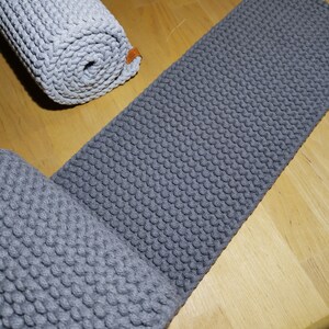 Table runner Knitted table runner Scandinavian Simple Table Runner Minimalist rectangular table runner image 6