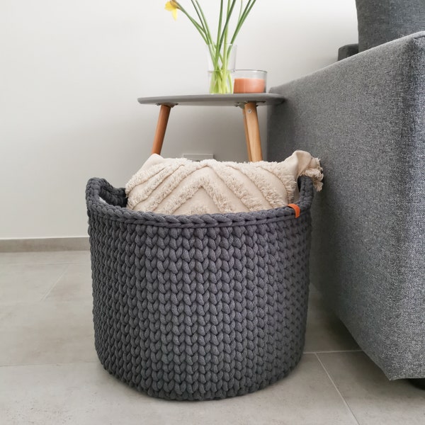 XXL laundry basket | Storage basket | Round basket | Toy basket | Decorative basket | Living room ideas | Bathroom Ideas | bedroom