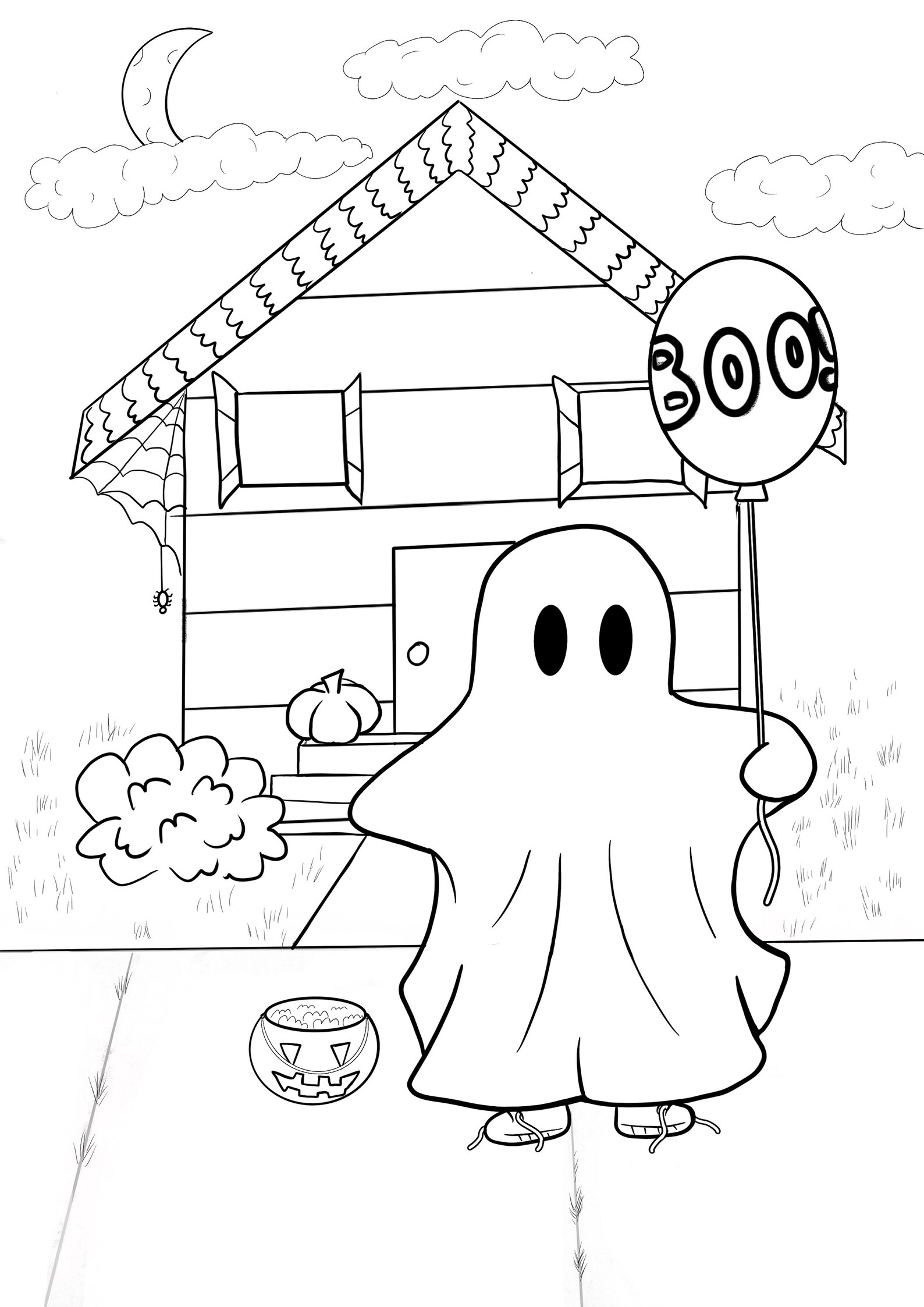 7 Coloring and activity pages For kids Halloween edition | Etsy