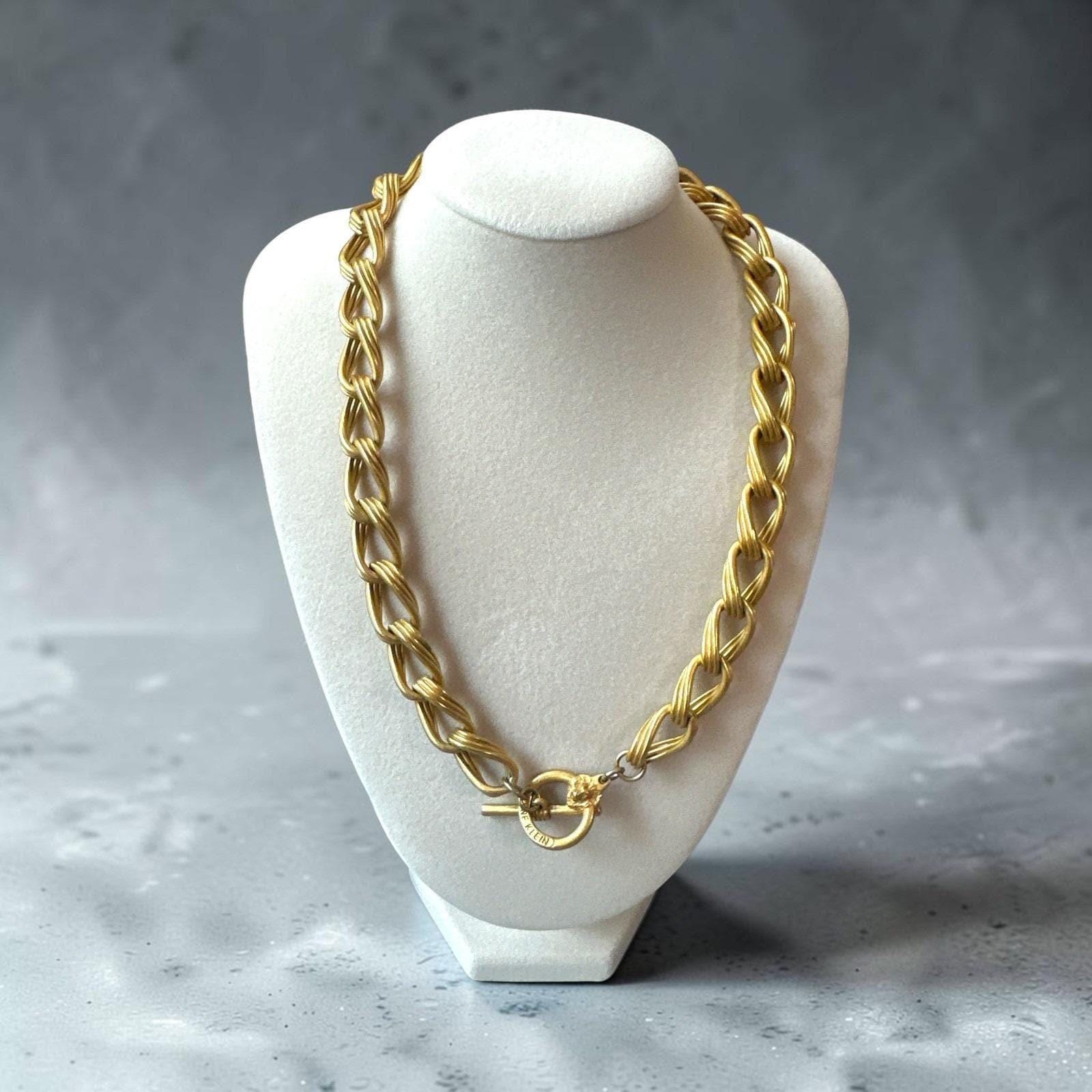 Anne Klein Gold Lion Necklace - Etsy