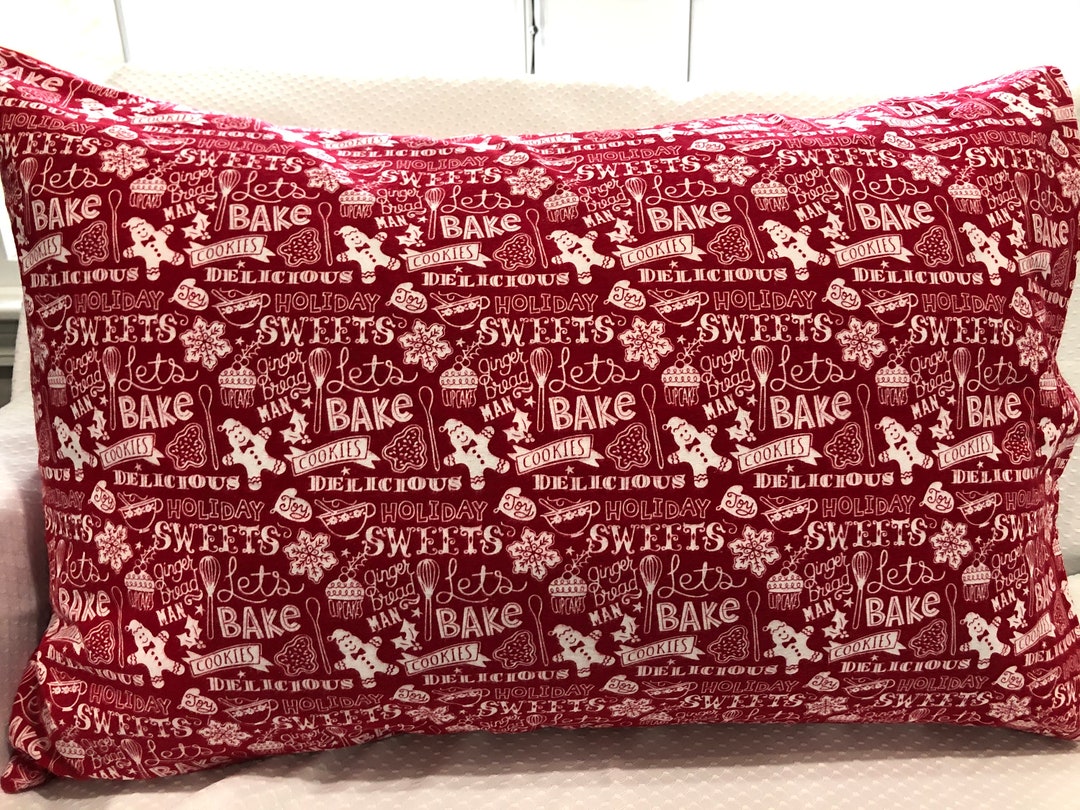 Holiday Baking Pillowcase Novelty Pillowcase Standard Pillowcase Kids