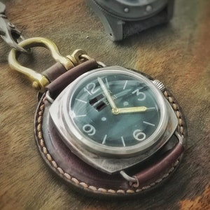 Leather Watch Saddle for 45-47mm watch size with 26mm lug width