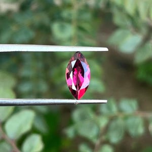 1.35 Ct Premium Quality, 100% Natural Rare Pink Purplish Umbalite Garnet Cut Gemstone (Lope Clean) From Tanzania