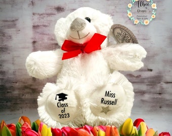 Personalised Graduation Bear ~ Class of 2022 Gift ~ 2022 Graduation ~ School ~ University ~ College ~ Congratulations gift ~ School Leaver