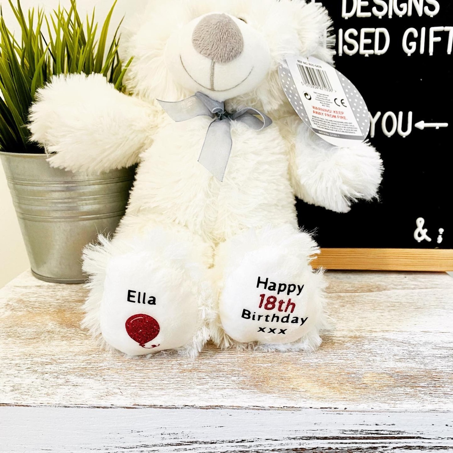 Personalised Special Birthday Teddy Bear Birthday Gift | Etsy