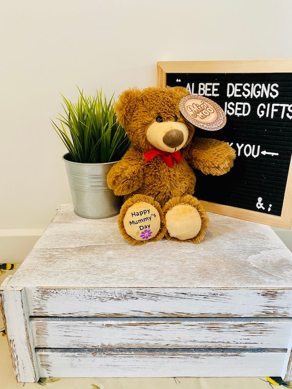 Personalised Mothers Day Bear 1st Mothers Day Bear First Mothers