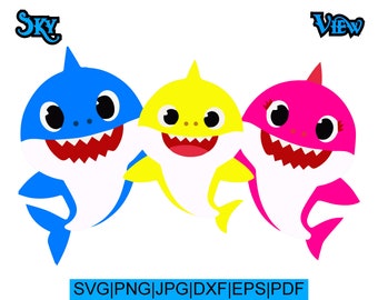 Download Baby Shark Face Svg - Layered SVG Cut File - bEST Free ...