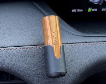 Lipstick Holder for Car, Chapstick and Lip Balm Organizer, Car Interior Accessory, Adhesive Mount