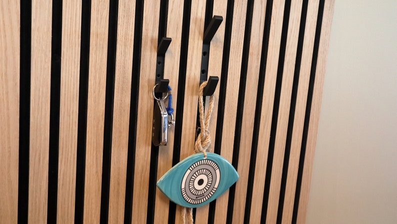 Super strong coat hooks for acoustic panels