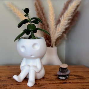 Studio Ghibli Kodama Planter Figurine | Princess Mononoke Tree Spirit Plant Pot