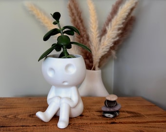 Studio Ghibli Kodama Planter Figurine | Princess Mononoke Tree Spirit Plant Pot