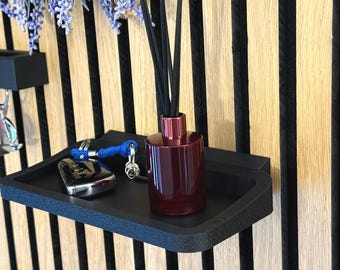 Floating Shelf for Acoustic Panels | No-Drill Mount System