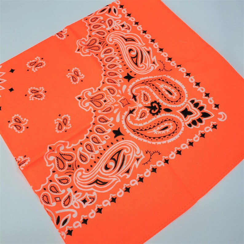 Paisley Bandanas Made in the USA Pack of 3 Purple Etsy