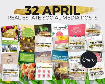 32 April Real Estate Social Media Posts | Funny Spring Real Estate Quotes, Real Estate Spring Marketing, Real Estate Marketing, Easter