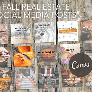 Post sui social media autunnali nel settore immobiliare / Citazioni divertenti sul settore immobiliare autunnali / Marketing autunnale nel settore immobiliare / Marketing immobiliare / Post immobiliari