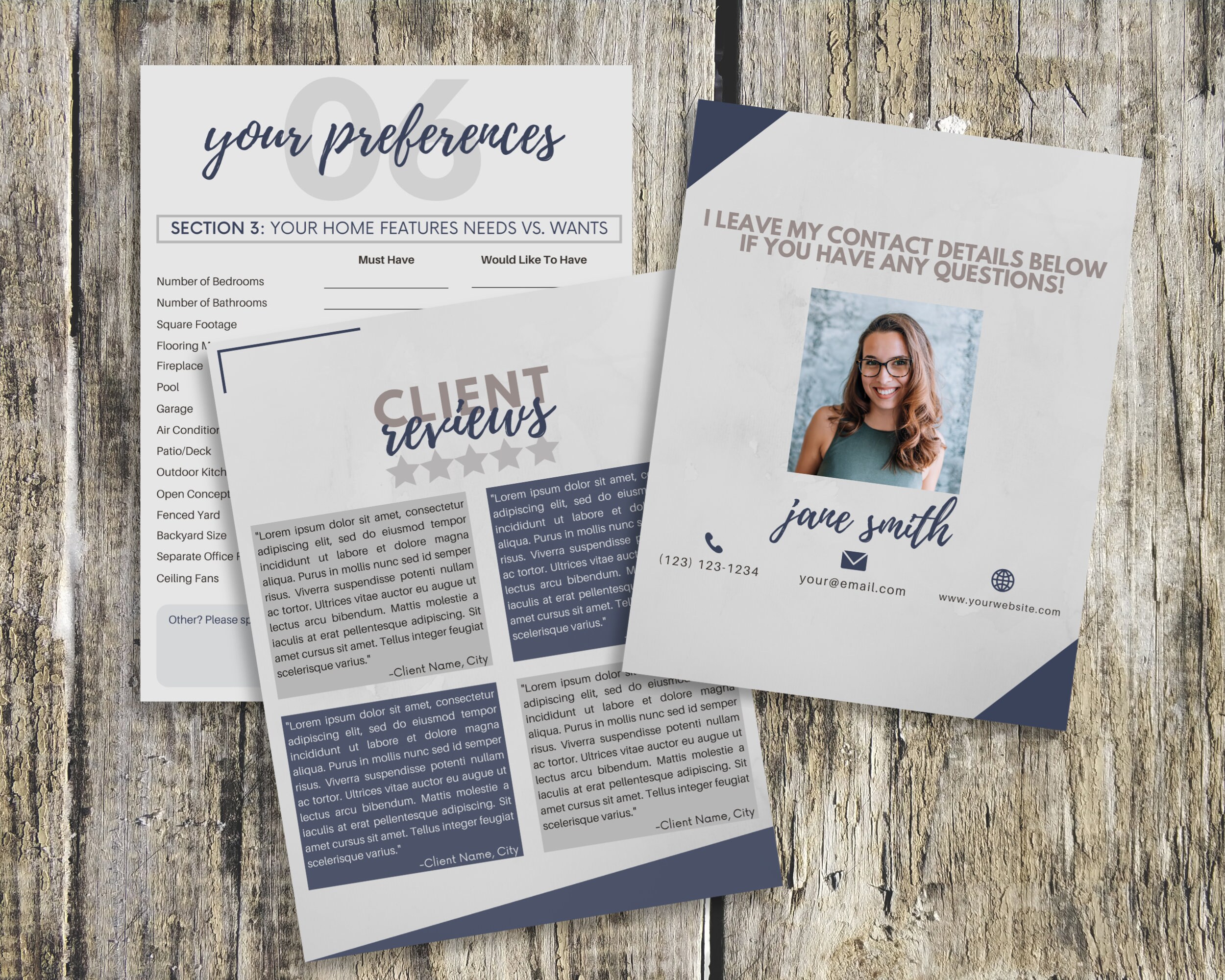 Real Estate New Client Packet Client Packet Real Etsy Canada