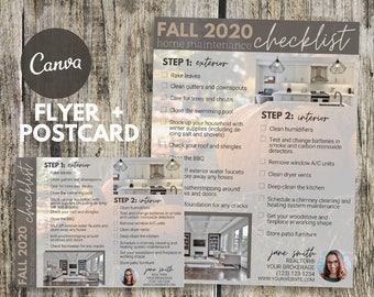 Spring Home Maintenance Checklist | Real Estate Flyer Template ...