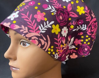 Women/'s Euro Style Scrub Cap *Easter*with adjustable toggle lock