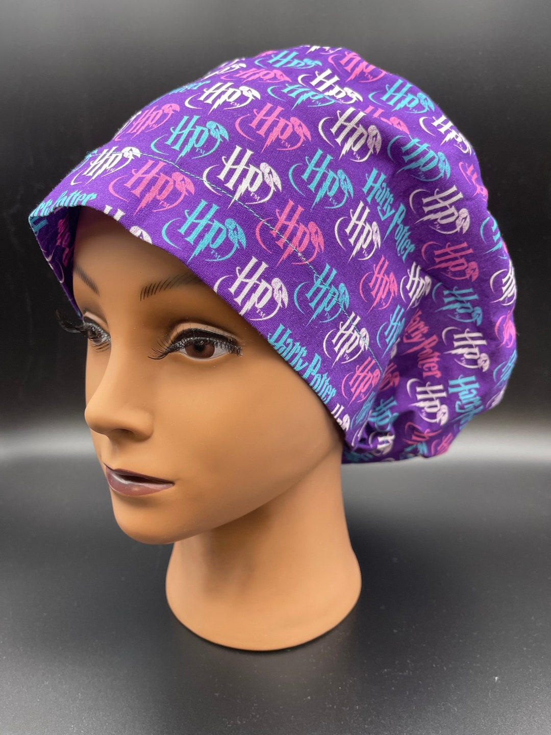 Women's Scrub Cap Euro Style Harry Potter W/ Etsy