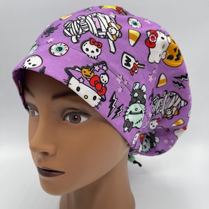 Women&#39;s Scrub Cap | Euro Style | H. Kitty Costumes w/ adjustable toggle lock