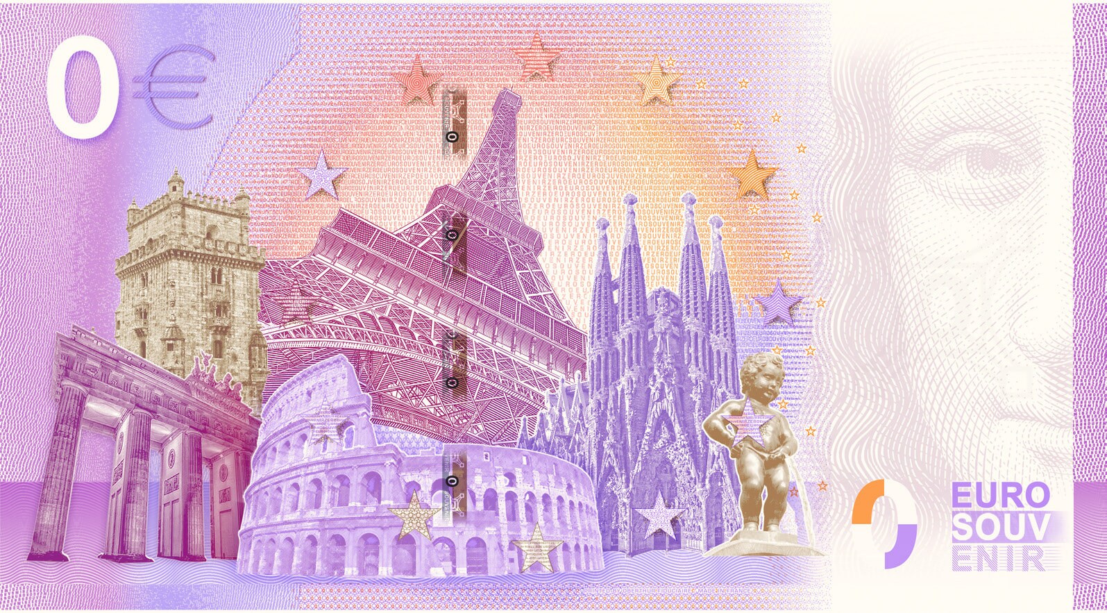 0 Euro Note Qatar WORLD CUP 32 0 Euro Note From 32 Countries 0