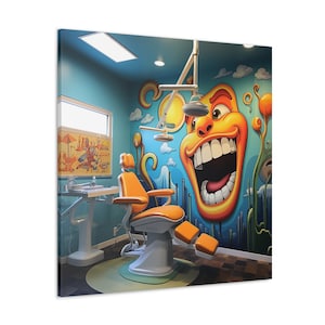 Dental Office Print Wall Art Dental Office Canvas Dentist Poster Dentist Canvas Dental Office Dentist Gift Office Art Dentist Boss Best Gift