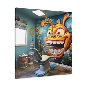 Dental Office Print Wall Art Dental Office Canvas Dentist Poster Canvas Dental Office Dentist Gift Office Art Dentist Boss Gift
