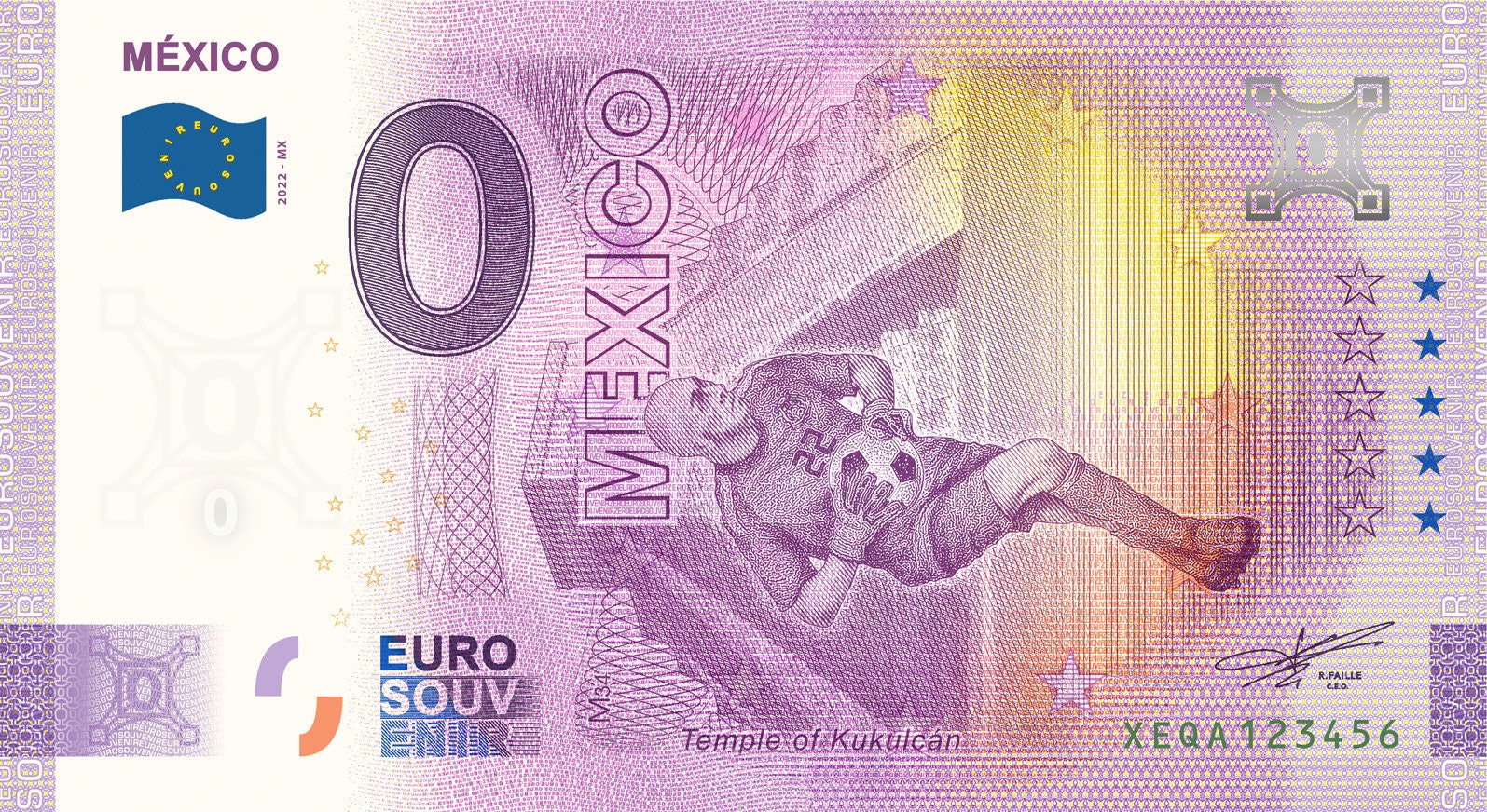 0 Euro Note Qatar WORLD CUP 32 0 Euro Note From 32 Countries 0