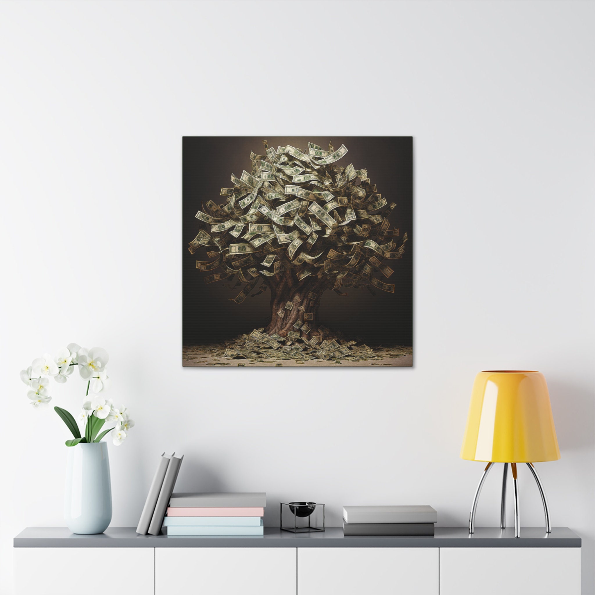 Money Tree Wall Art Money Tree Canvas Beautiful Canvas Print