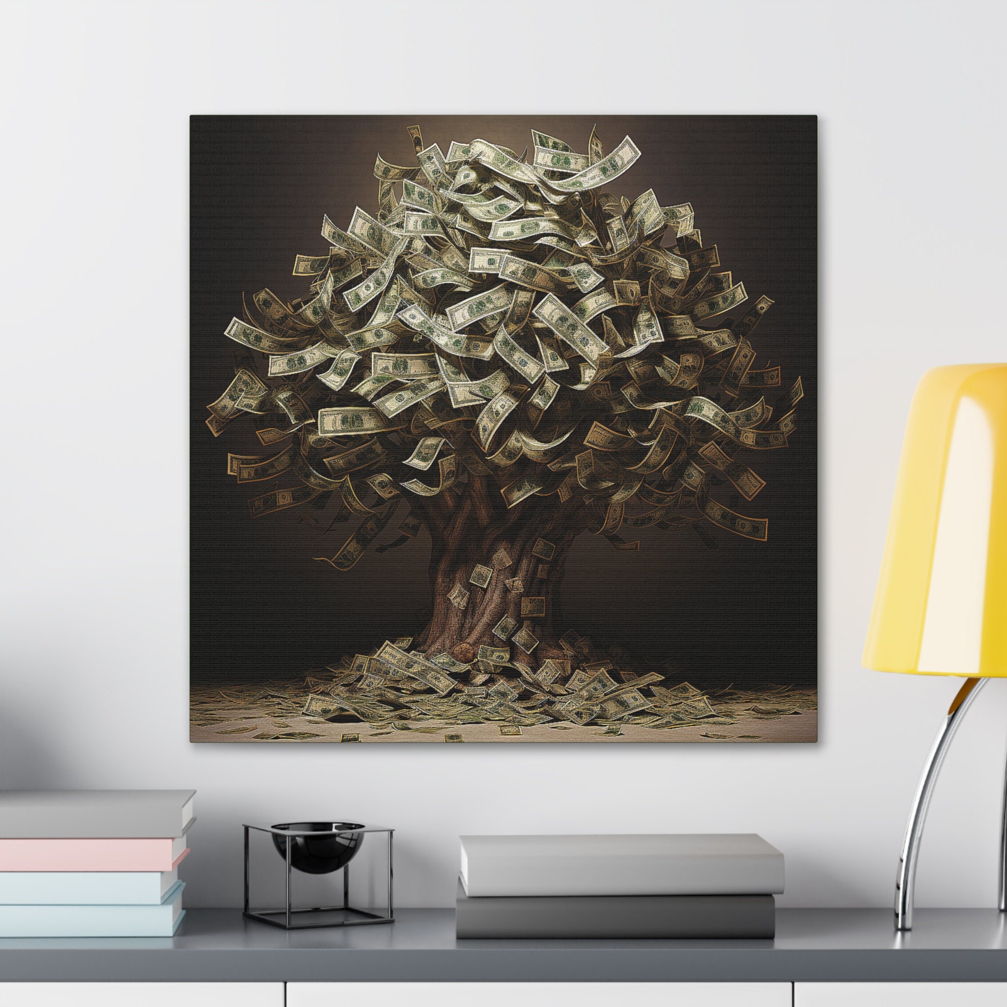 Money Tree Wall Art Money Tree Canvas Beautiful Canvas Print