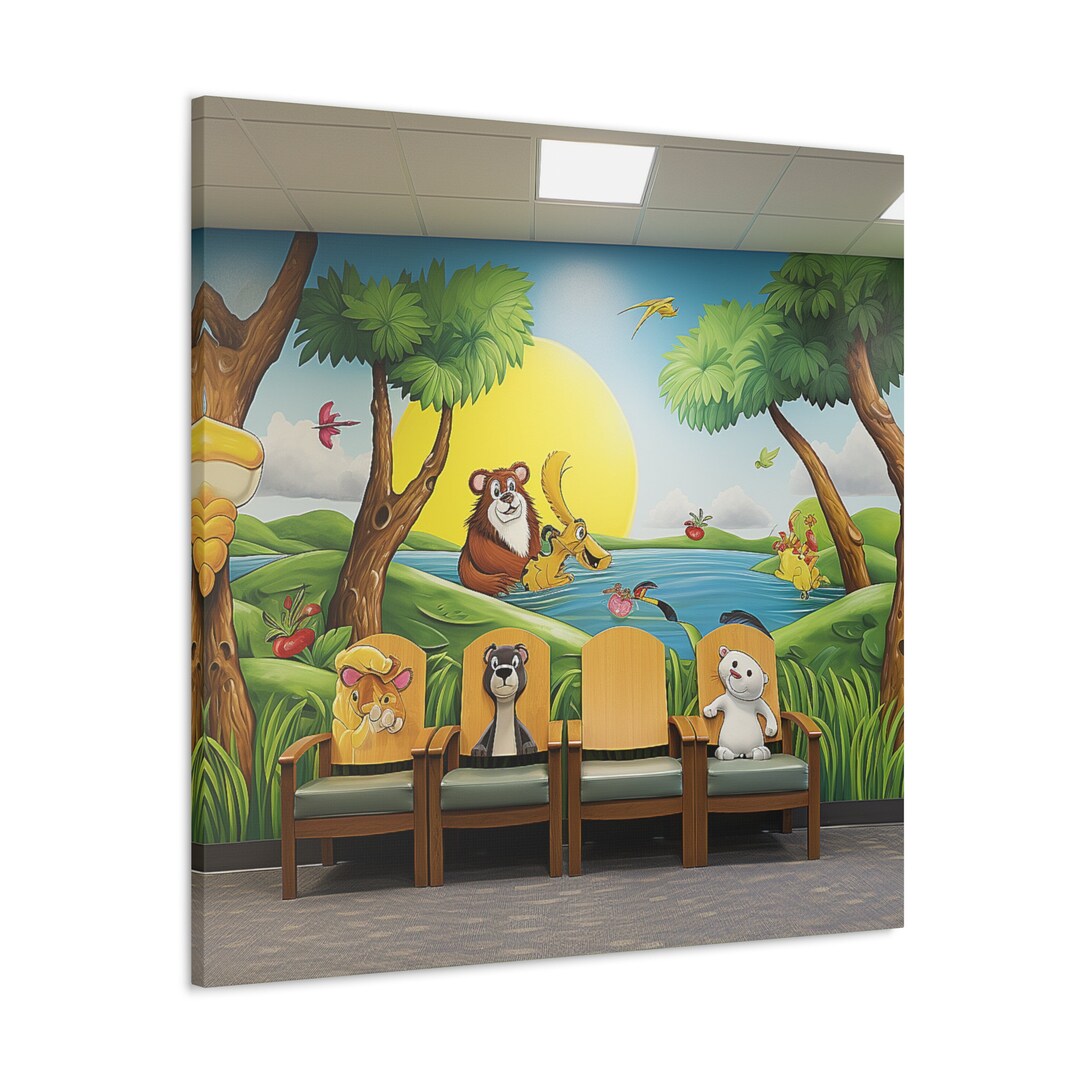 Pediatric Office Canvas Art Pediatrician Wall Art Pediatric Office