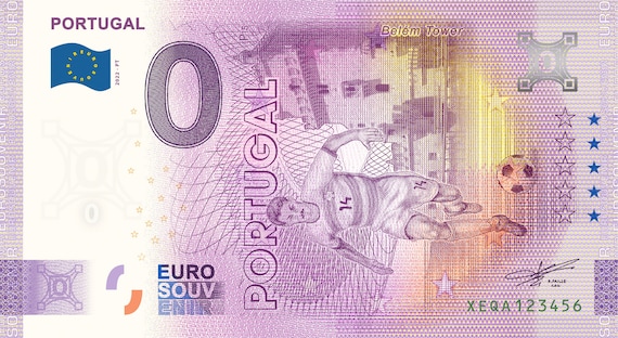 ZERO EUROサッカーワールドカップ2022年・32代表チーム未使用記念紙幣 0 Euro Note Qatar WORLD CUP 32 0 Euro Note From 32 Countries 0