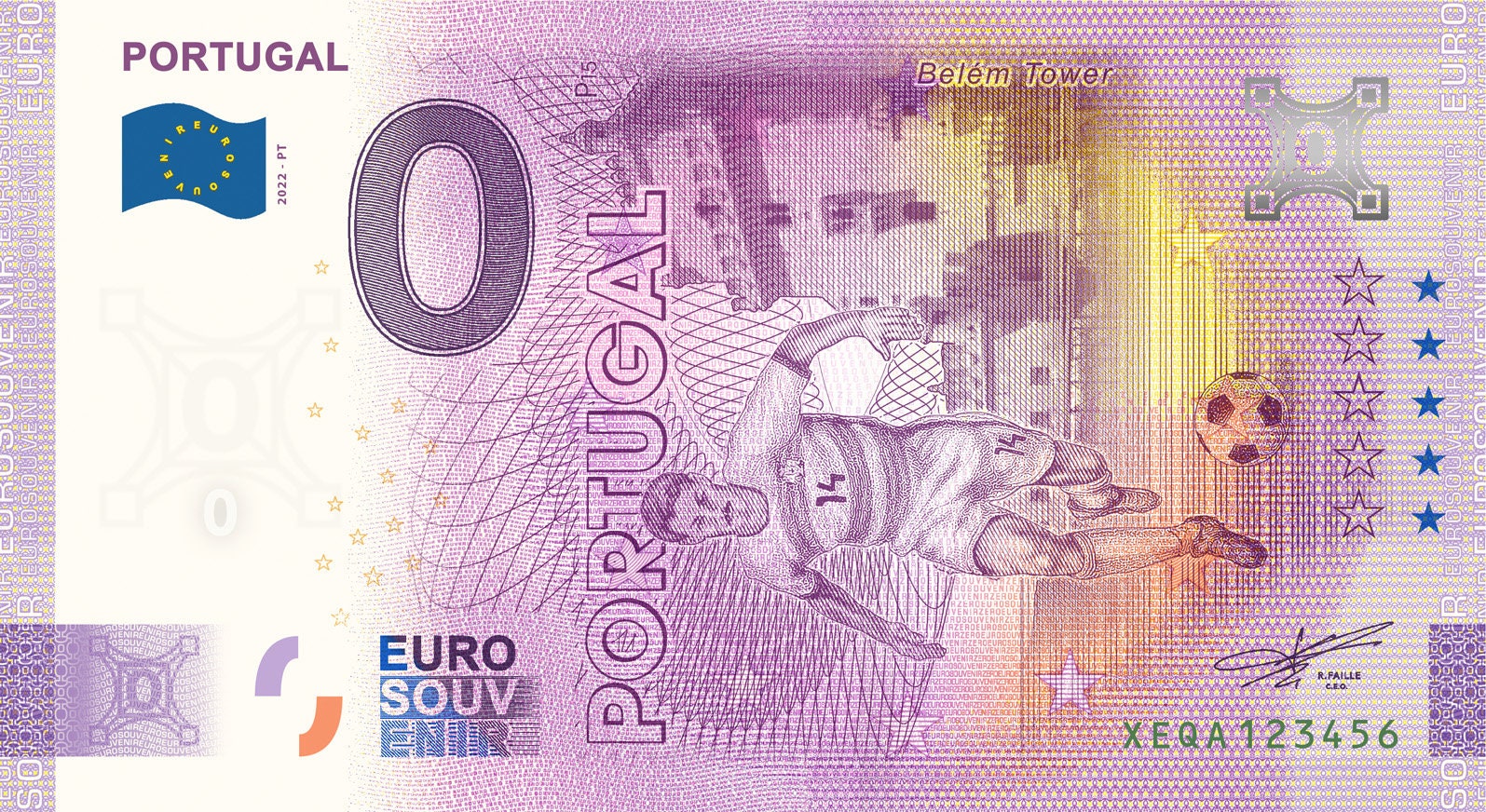 0 Euro Note Qatar WORLD CUP 32 0 Euro Note From 32 Countries 0