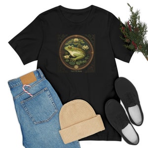 Top de rana Camiseta de rana Camiseta de rana para los amantes de la rana Camiseta de la carta del tarot para mujeres y hombres Camiseta de rana para los amantes de la rana Camiseta de regalo