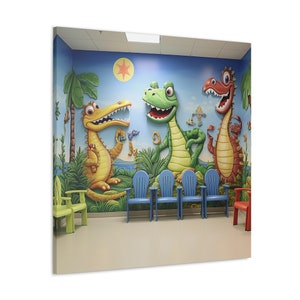 Pediatrician Office Wall Art Canvas For Pediatric Office Print Art Pediatric Office Art Canvas Pediatrician Gift Pediatrician Boss Unique