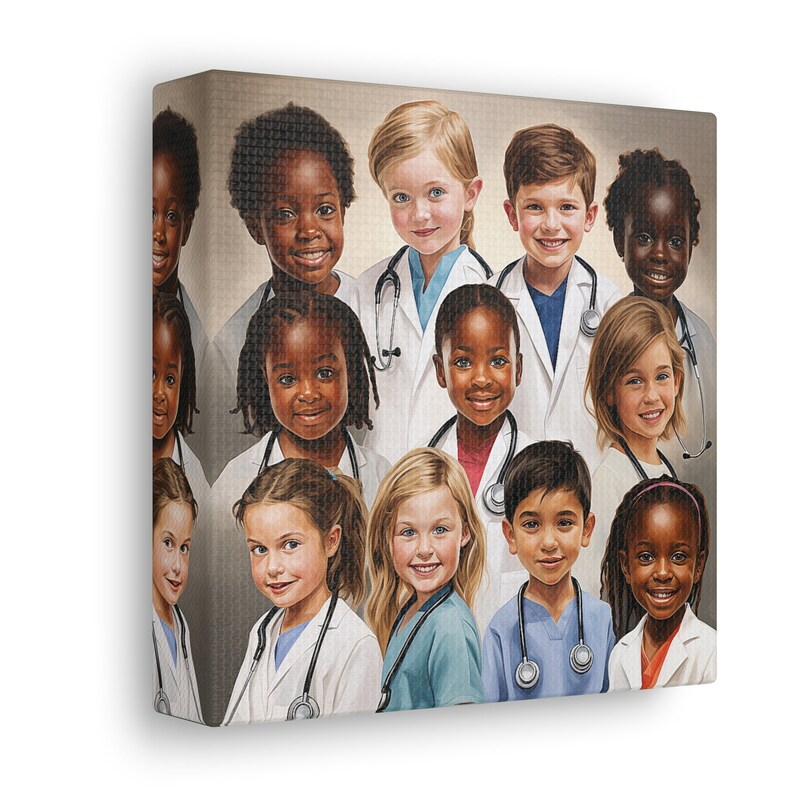 Pediatric Office Canvas Pediatrician Wall Art Pediatric Office Print