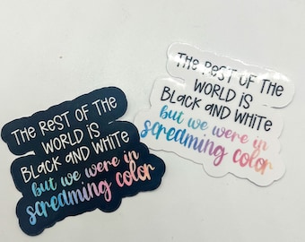 Adesivo de vinil Swiftie Out of the Woods perfeito para laptop, garrafa de água, adesivo fofo, adesivo estético, positivo